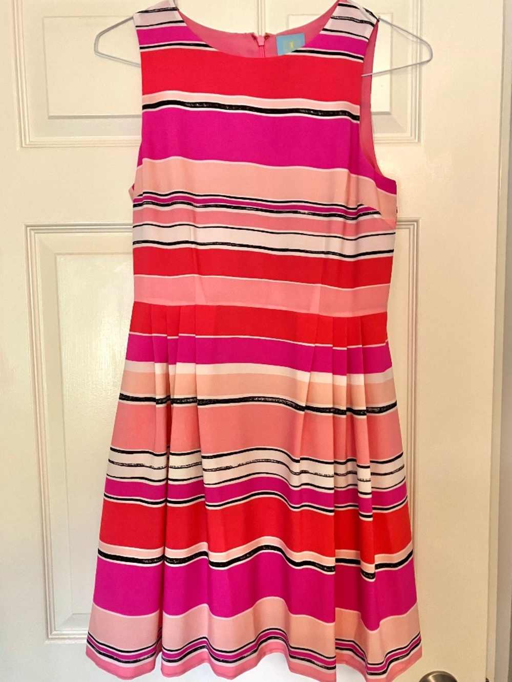CeCe Striped Pink Dress
